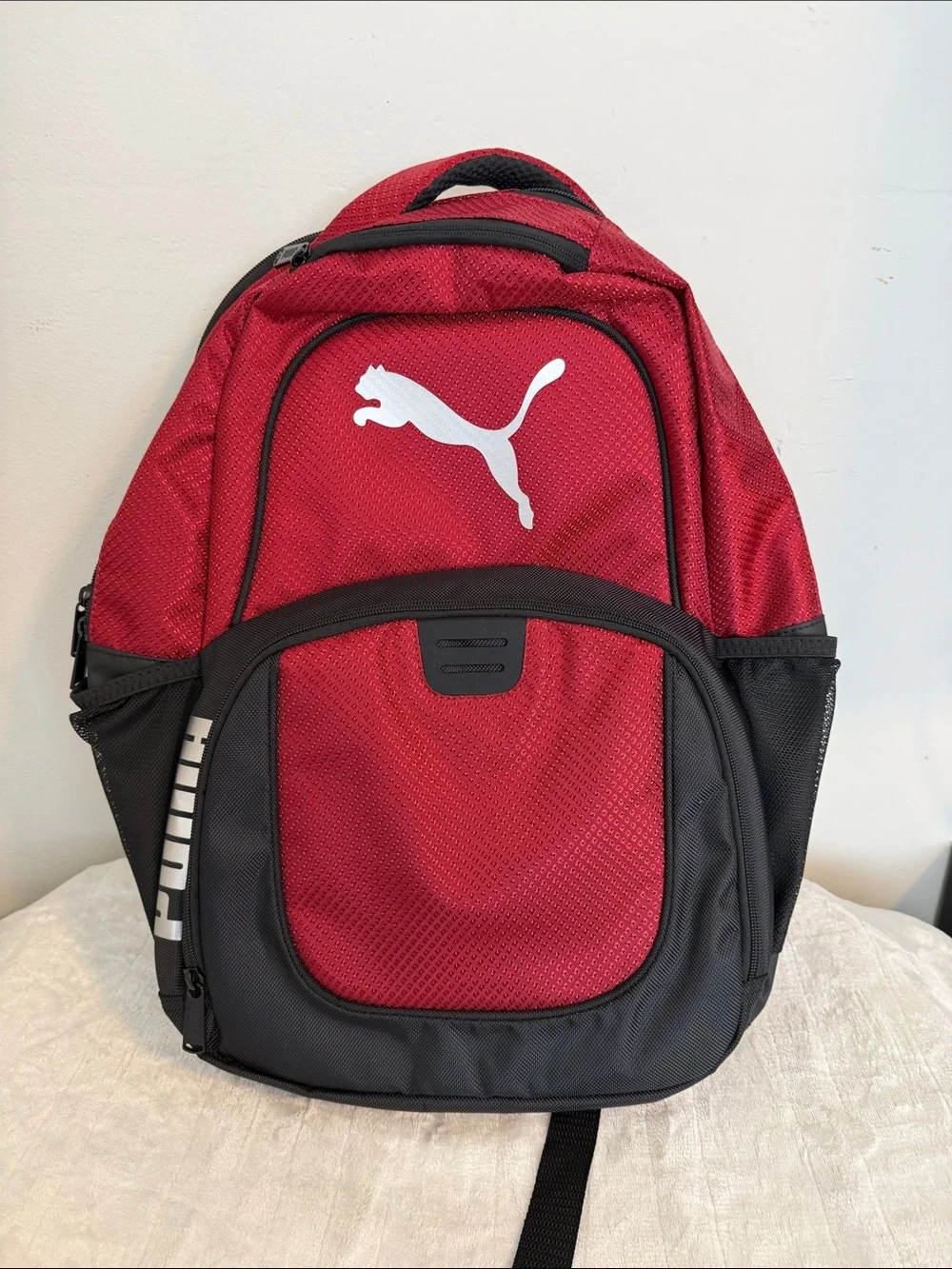 PUMA Red & Black Active Backpack